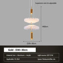 Axyaa Modern Pleated Chandelier for Restaurant & Bar Counters