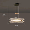 Axyaa Modern LED Chandeliers Pendant Light for Living Room Dining Room