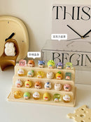 Axyaa Acrylic Display Case for POP Bean Figurines: Dustproof Transparent Storage Box