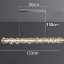 Axyaa Crystal Chandelier Pendant Light for Living and Dining Room