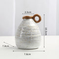 Axyaa Ceramic Vase: Retro American Country Style Home Decor with Hydroponic Flowers