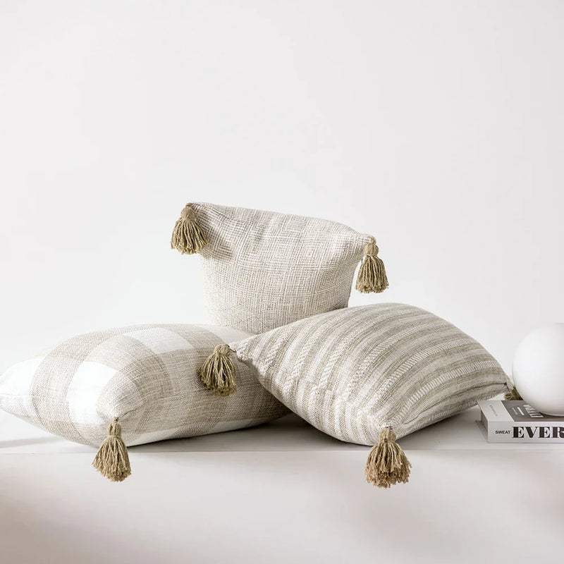 Axyaa Coffee Cushion Covers - Home Decor Pillowcases for Sofa, Car Seat - 30x50cm/45x45cm
