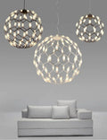 Axyaa Nordic LED Pendant Light: Modern Design for Restaurant, Cafe, and Mall