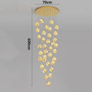 Axyaa Nordic Stair Chandelier Living Dining Room Pendant Ceiling Light Indoor Lighting