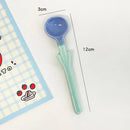 Axyaa Ceramic Tulip Spoon: Cute Kitchen Tableware Dessert Soup Spoon