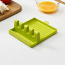 Axyaa Spoon Rests Lid Holder Spatula Stand Non-slip Kitchen Organizer