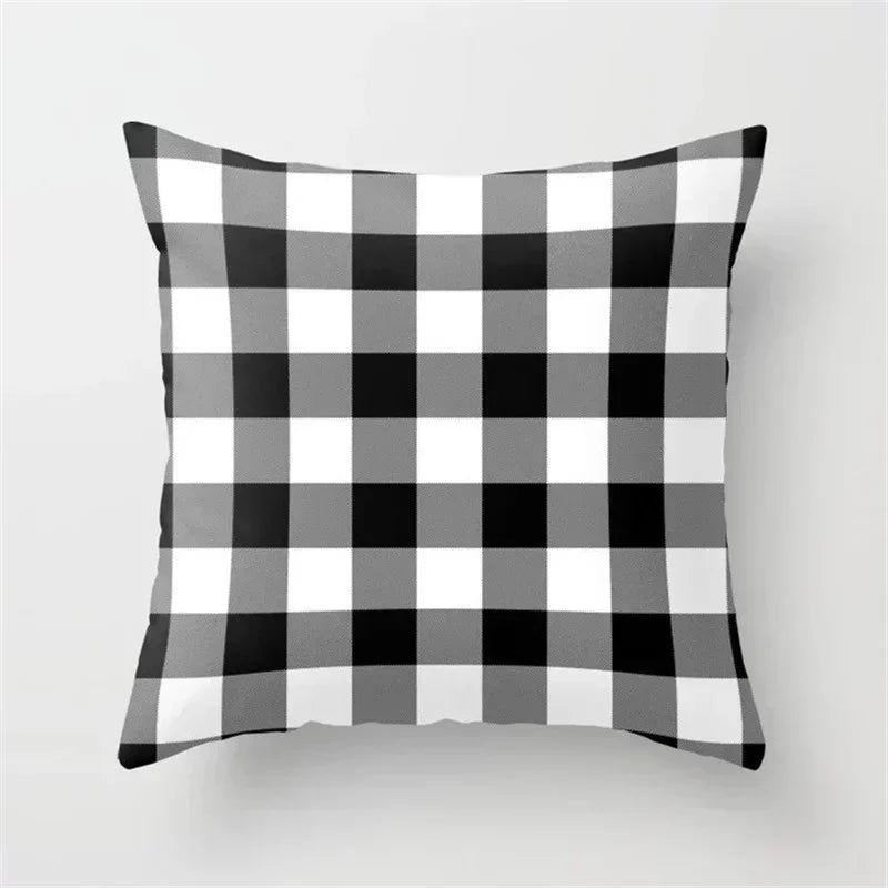 Axyaa Geometric Plaids Cushion Cover Pillowcase 45*45cm
