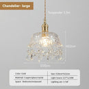 Axyaa Crystal Pendant Light: Sleek LED Chandeliers for Home Decor, Modern Nordic Glass Design
