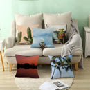 Axyaa Natural Scenery Flowers Cushion Cover Pillowcase Decor for Home Sofa