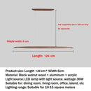 Axyaa LED Wooden Pendant Light for Kitchen Office Bar Dining Room