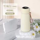 Axyaa Stainless Steel Temperature Display Water Bottle with Handle and Carry Strap