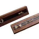 Axyaa Walnut Jewelry Display Tray for Rings and Earrings