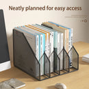 Axyaa Metal File Rack Office Desk Organizer Shelf - File Storage Box & Data Rack