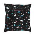 Axyaa Dinosaur Fossil Cushion Cover | Skeleton Throw Pillowcase for Sofa Car Home Decor