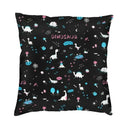 Axyaa Dinosaur Fossil Cushion Cover | Skeleton Throw Pillowcase for Sofa Car Home Decor