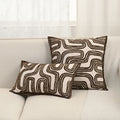 Axyaa Geometric Chenille Velvet Throw Pillowcase for Sofa Decoration