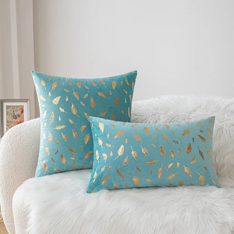 Axyaa Christmas Printed Plush Pillow Cover 45x45 - Stylish Sofa Decor