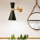 Axyaa Nordic Iron Wall Lamp Black White LED Up Down Light