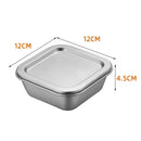 Axyaa Stainless Steel Food Storage Container with Lid