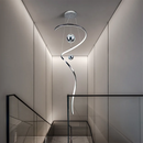 Axyaa Exquisite Hall Staircase Chandelier Ceiling Lights Indoor Lighting Fixtures