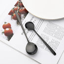 Axyaa Black & Gold Stainless Steel Cutlery Set - 20 Pieces