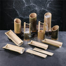 Axya Bamboo Tube Jug Seafood Plate Postural Platter Onigiri Bento Tattoo Sushi Ornaments