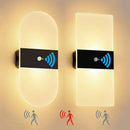 Axyaa Wireless LED Wall Lamp USB Rechargeable Bedroom Sconce