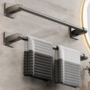 Axyaa Towel Bar/Hook/Rack - Easy Installation, No Wall Drilling