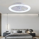 Axyaa Smart LED Ceiling Fan Lights, RGB Dimming, Adjustable Wind Speed, White 45cm