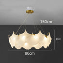 Axyaa Modern LED Pendant Light Chandeliers for Home Decor and Indoor Lighting
