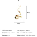 Axyaa Spiral LED Wall Lamp - Modern Minimalist Curve Light for Home Decor