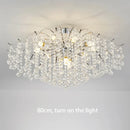 Axyaa Luxury Crystal LED Chandelier for Elegant Home Lighting