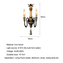 Axyaa Retro Wall Sconce Lamp for Living Room & Bedroom