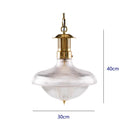 Axyaa Retro French Glass Chandelier for American Restaurant Coffee Shop Study