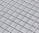 Axya Stainless Steel BBQ Grill Net - Round Grid Grate for Camping & Outdoor BBQ