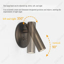 Axyaa LED Reading Wall Lamp with Adjustable Angle for Advanced Bedroom Lighting