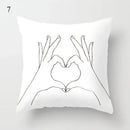 Axyaa Geometric Throw Pillowcase Home Decor Cover