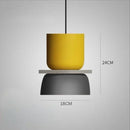 Axyaa Macaron Acrylic Pendant Light: High Quality, Colorful, Minimalist Chandelier for Living Room