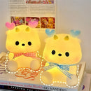 Axyaa Cartoon Night Light: Creative LED Table Lamp for Children's Room