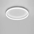 Axyaa LED Circle Ceiling Light: Modern Black Gold Chandelier for Living Room, Bedroom, Kitchen
