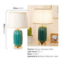 Axyaa Luxe Ceramic Table Lamp for Elegant Living Spaces