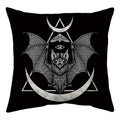 Axyaa Halloween Ghost Skull Pumpkin Decorative Pillow Cover 45X45CM