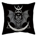 Axyaa Halloween Ghost Skull Pumpkin Decorative Pillow Cover 45X45CM