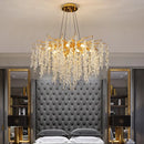 Axyaa Modern Crystal Grapes Chandelier for Dining Living Room Bedroom