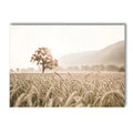 Axyaa Sunset Lake Canvas Wall Art - Nordic Scenery Print for Home Decor