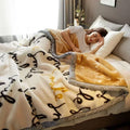 Axyaa Winter Warmth Raschel Blanket - High Quality Soft Duvet