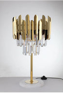 Axyaa Crystal Desk Lamp: Luxury & Romantic LED Table Lamp, Wedding Decor, Fashion Statement