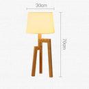 Axyaa Wooden Art Decor Floor Lamp for Living Room Bedroom Kitchen Stand Bedside