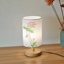 Axyaa Solid Wood Table Lamp: Simple Fashion Night Lamp for Bedroom, Study, Coffee Shop