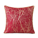 Axyaa European Jacquard Throw Pillow Cover 45X45 Polyester Elegant Home Decor